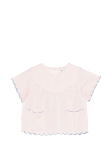 Camicia con orlo a smerlo STELLA MC CARTNEY KIDS | TY5B01 Z013851R